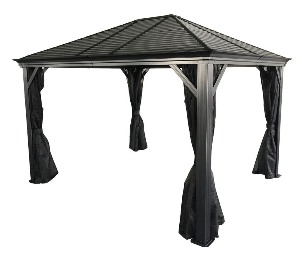 Sojag Mykonos 10x10-Foot Hardtop Gazebo for $1,399 - 500-8162684