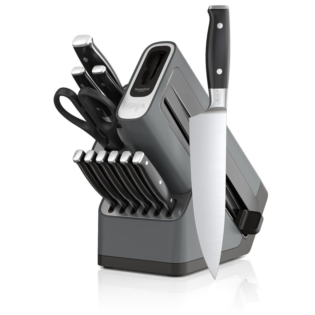 Ninja Foodi NeverDull Premium 12Piece Knife Block Set for 150 for
