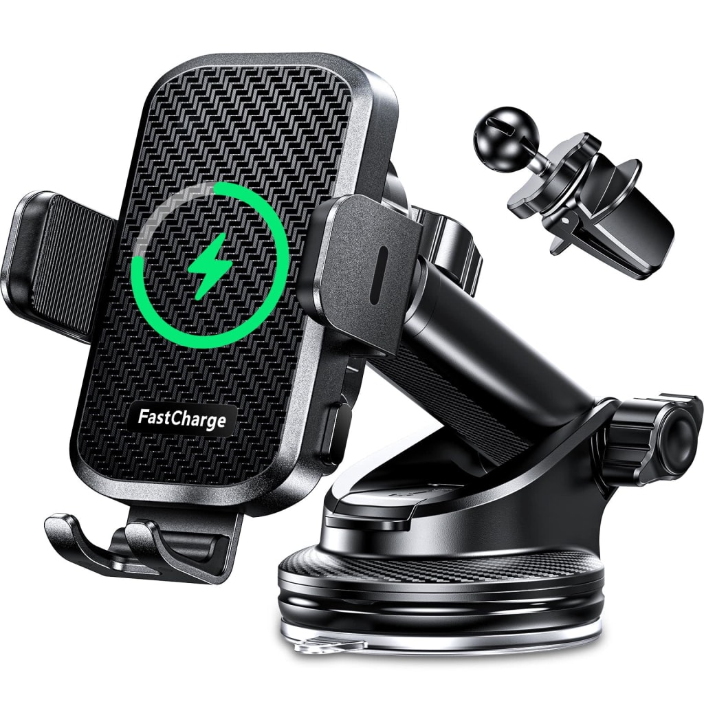 CHGeek Wireless Car Charger and Phone Holder for 9 CB3005