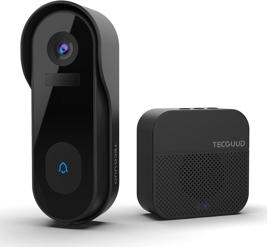 Tecguud WiFi Video Doorbell for 39 Bell J7 Plus