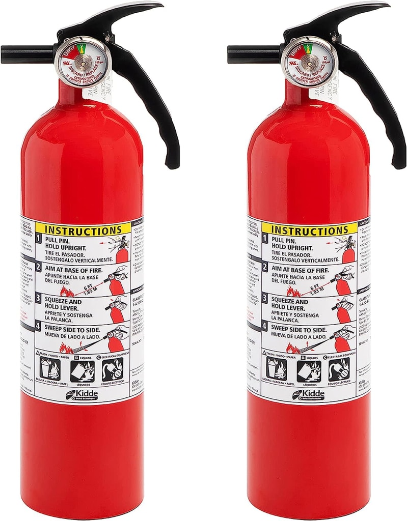 Kidde Fire Extinguisher for Home 2Pack for 33 21032415