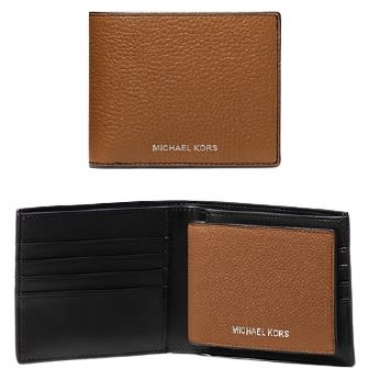 Cooper Logo and Faux Leather Billfold Wallet