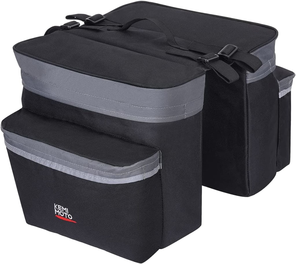 Alforjas De Moto Kemimoto, Impermeables, 70 L En Total | Cuotas sin interés
