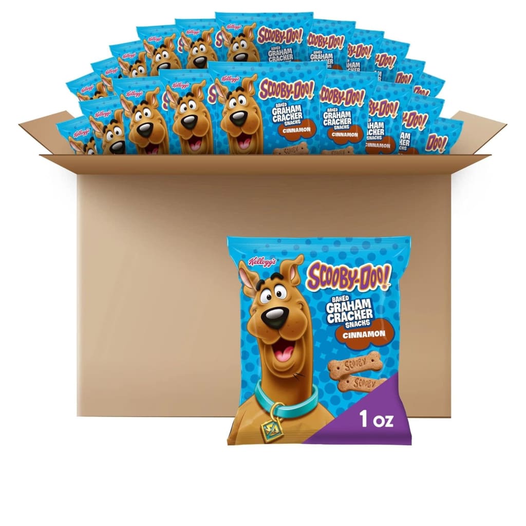 Kellogg's ScoobyDoo Graham Cracker Snacks 40Pack for 13 w/ Prime