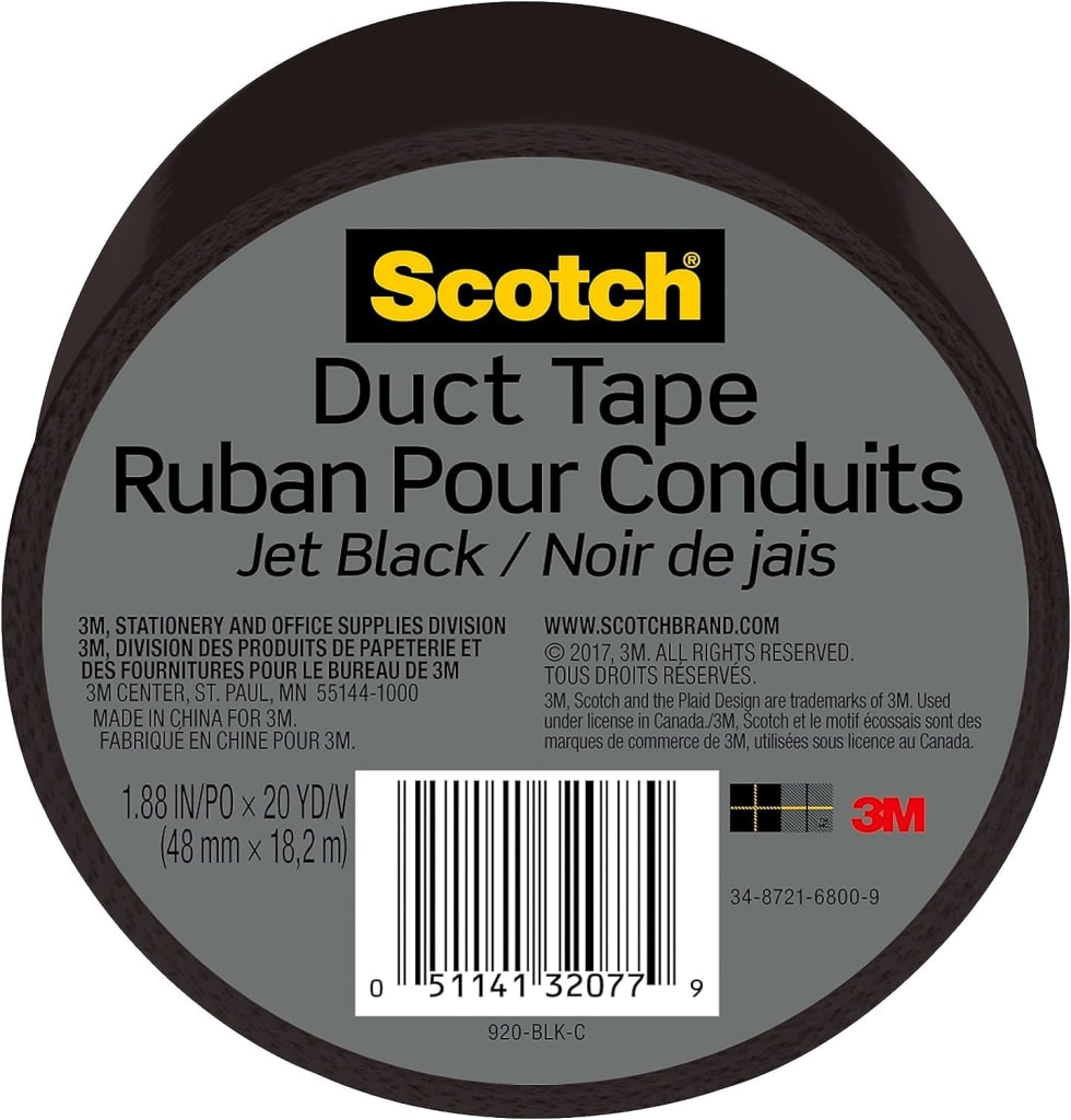 Scotch Duct Tape 4.82 920BLKC