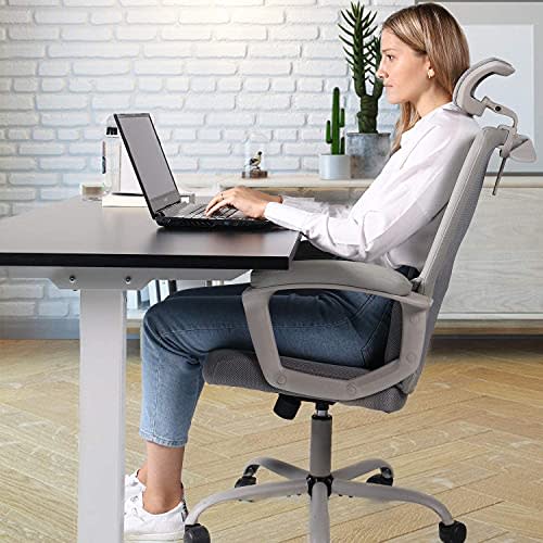 EDX Office Chair Ergonomic Mesh Computer Desk Chair High Back Swivel ...