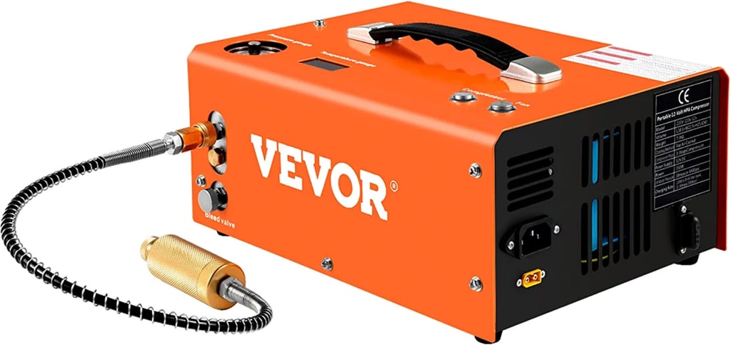 VEVOR Air Compressor 4.8 Gallon 900W 2.2 CFM@ 90PSI 70 dB Ultra Quiet Oil  Free.