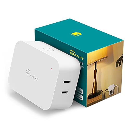 TREATLIFE Outdoor Smart Plug with 2 Individual Control Outlets