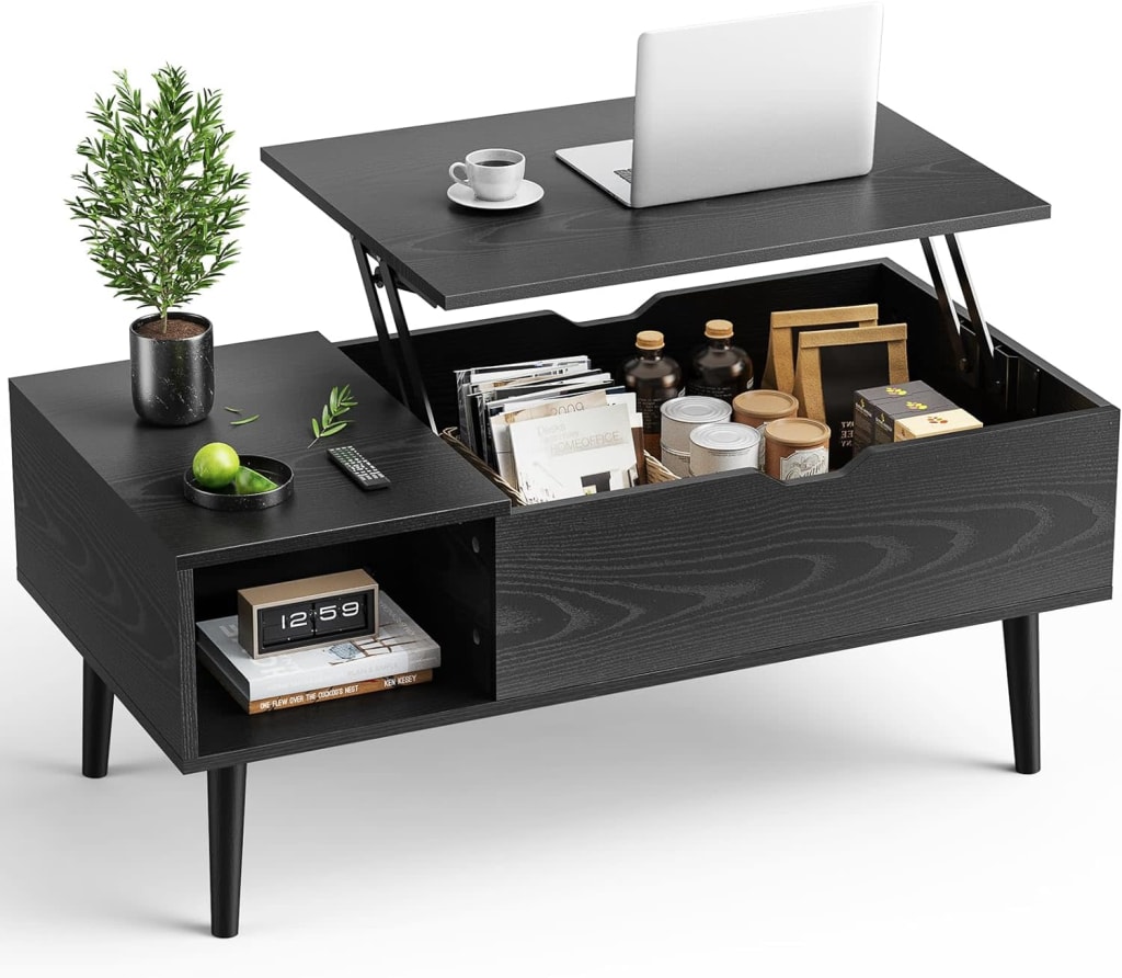 Olixis Lift-Top Coffee Table for $55 - CTLF001FABK