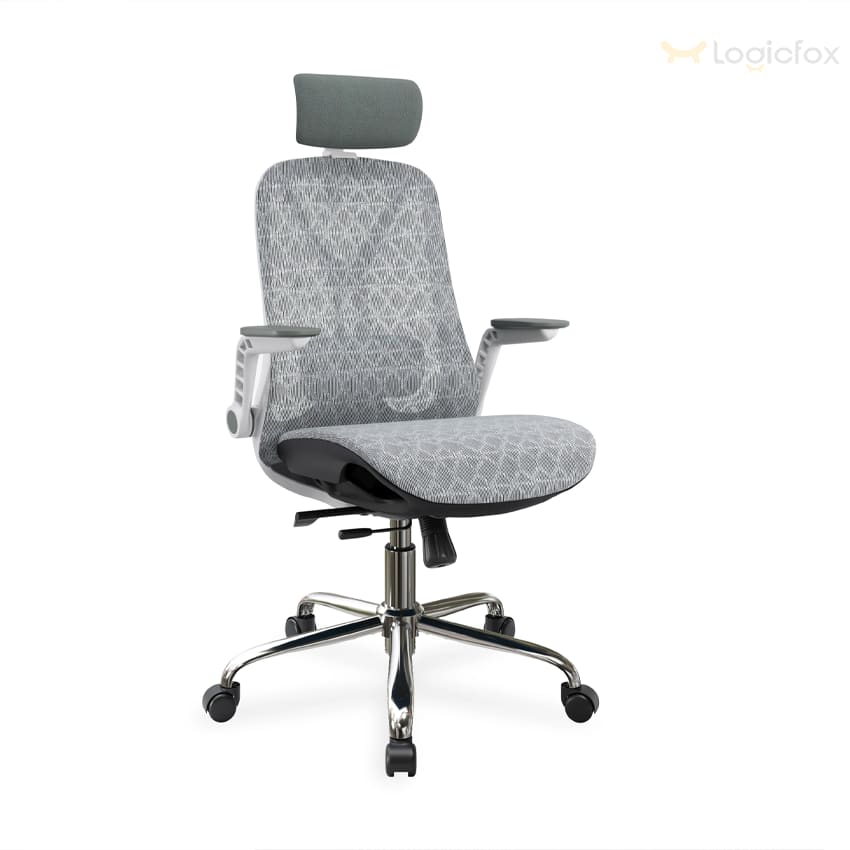 Logicfox Ergonomic Office Chair : Adjustable Backrest Height