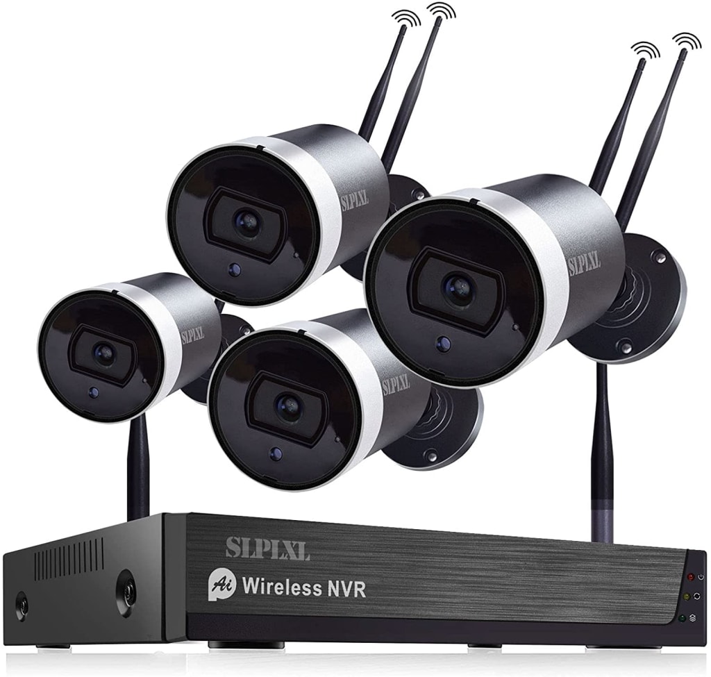 SLPLXL 8-Channel Outdoor Wireless Security Camera System for $108