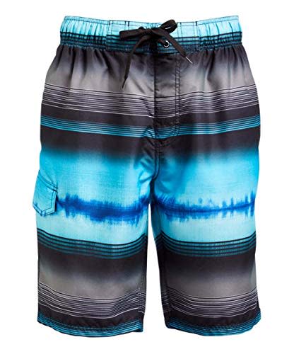 Kanu Surf Boys' Barracuda Quick Dry UPF 50+ Beach Swim Trunk, Apollo Black, 2T