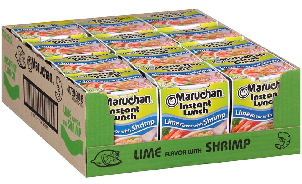 Maruchan Instant Lunch Ramen Noodle Cup 12-Pack for $4