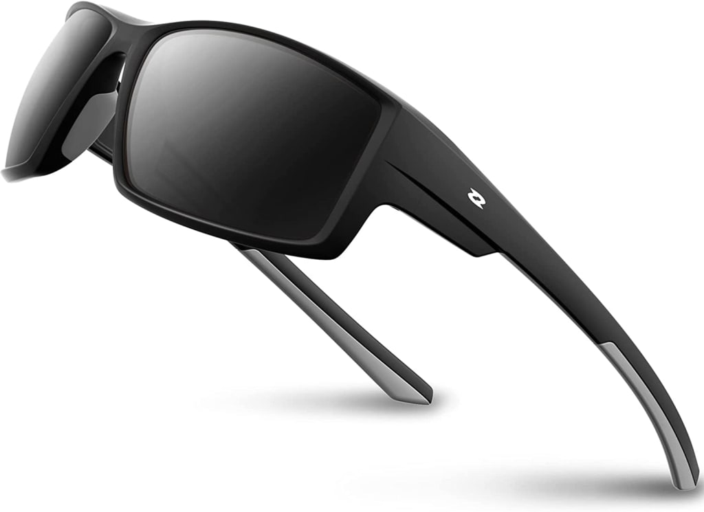 Rivbos Men's Polarized Sport Sunglasses for 22 RBS861