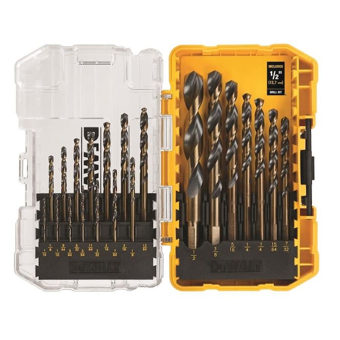 DeWalt 21-Piece Black Oxide Drill Bit Set for $18 + free shipping w/ Prime