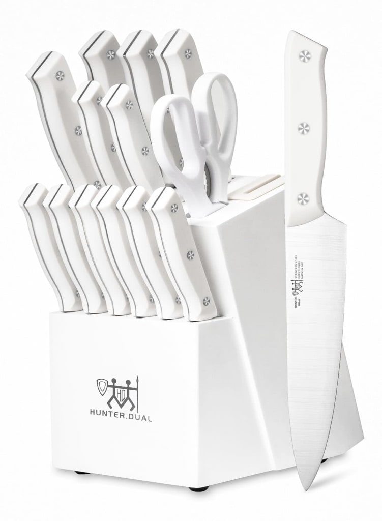 Hastings Home 15-piece Stainless Steel Professional Knife Set : Target