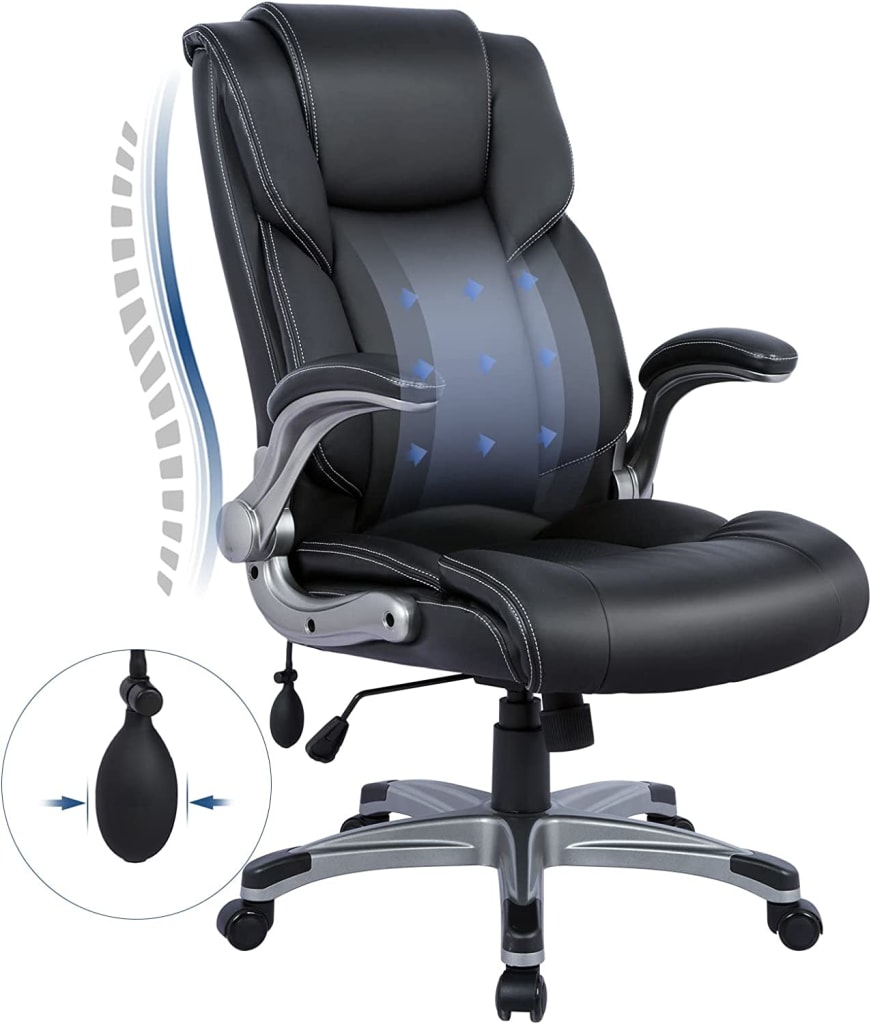 Lioncin Office Chair, High Back Ergonomic Desk Chair, Breathable