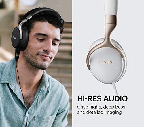 Denon AH-GC25W Premium Wireless Headphones Up to | $196 aptX Bluetooth Audio with AHGC25WBK for Hi-Res Quality - 30 