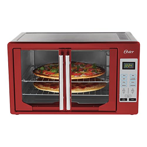 Oster French Door Toaster Oven, Extra Large, Red for $360
