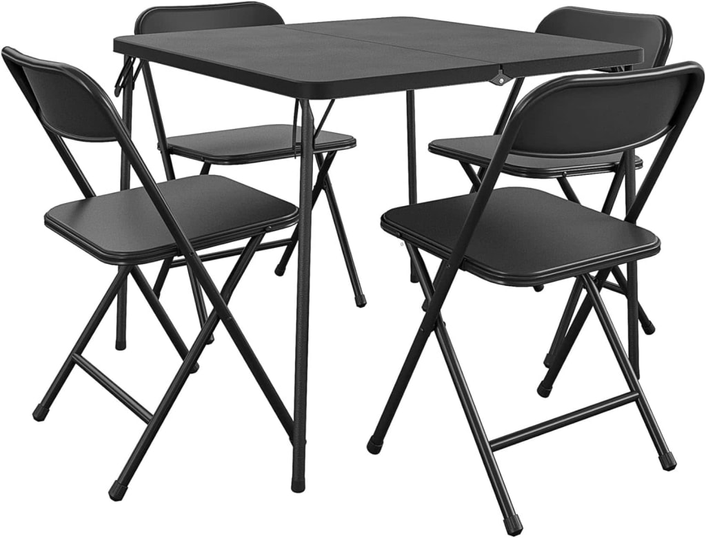 Cosco Folding Table & Chair Set for $96 - 37458BLK1