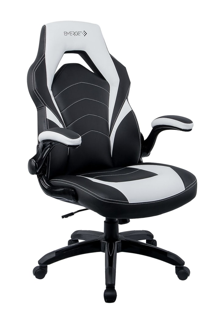 Staples Emerge Vortex Bonded Leather Gaming Chair for 120 55172