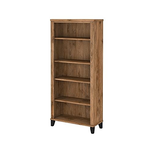 Bush Furniture Somerset Tall 5 Shelf Bookcase Large Open Bookshelf