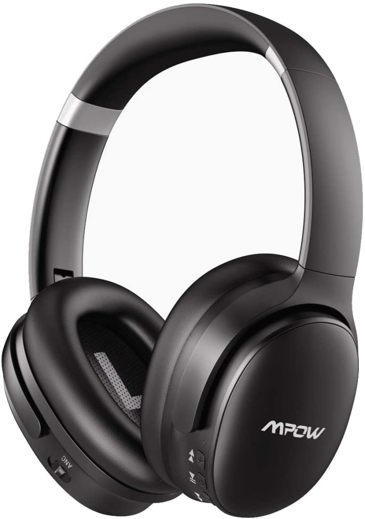 Mpow H10 Noise Cancelling Wireless Bluetooth Over-Ear Headphones for $15 BH284A