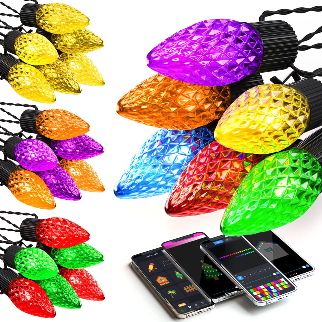 115Foot Outdoor Christmas Lights for 48 HAXCMPXD30MNew