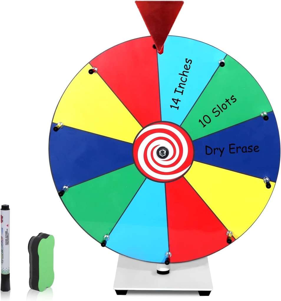 14" Spinning Prize Wheel for 24