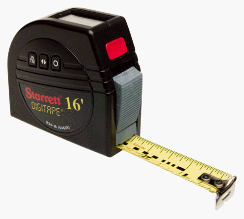 Starrett D3416 Digitape 3/4-Inch x 16 Electronic Tape Measure for $35