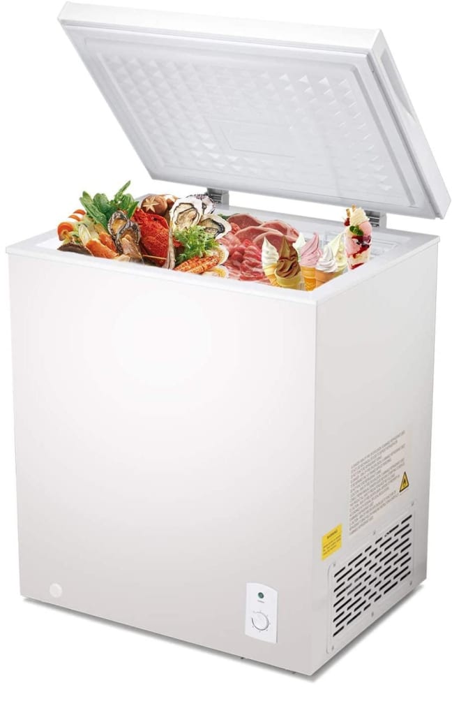 R.W. Flame 5.1Cu. Ft. Deep Freeze Chest Freezer for 280 RW68Freezer