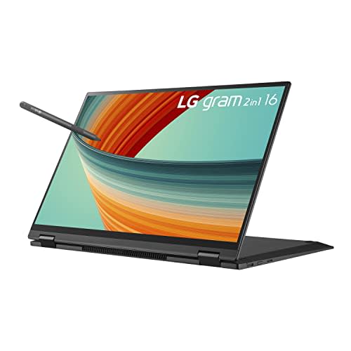 LG gram 16 2in1 Lightweight Laptop, Intel 13th Gen Core i7 Evo Platform,  Windows 11 Home, 16GB RAM, for $1,147 - 16T90R-K.AAC7U1