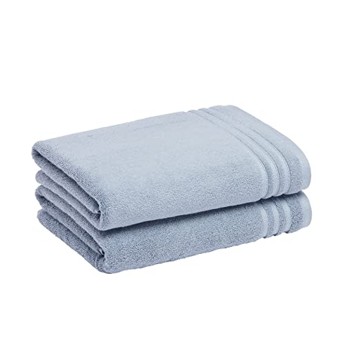   Basics GOTS Certified Organic Cotton Bath Towel -  4-Pack, Dusted Orchid : Home & Kitchen