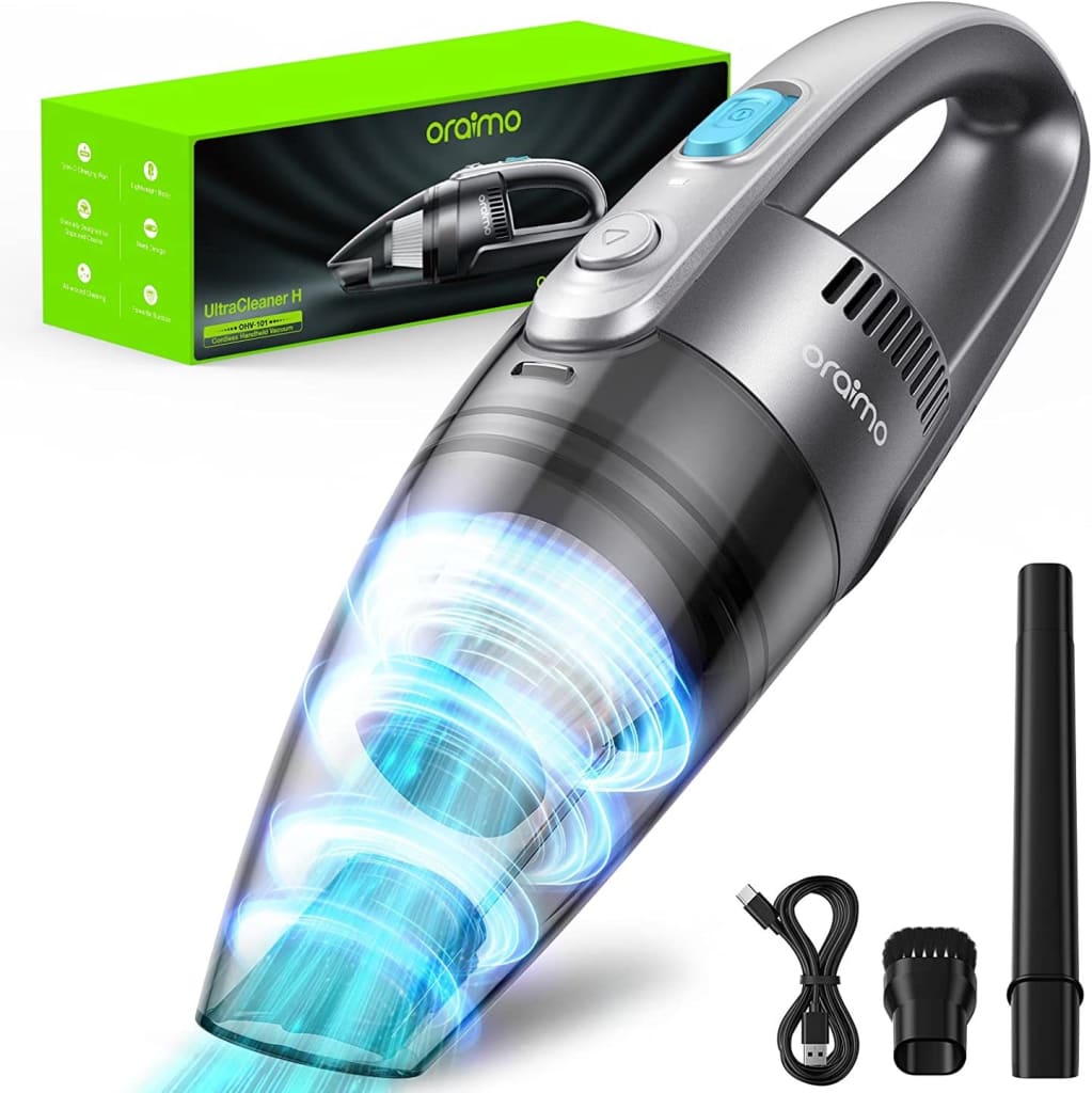 Whall Handheld Vacuum Cordless, Dry Wet Hand Vacuum Cleaner 8500 Pa Suction