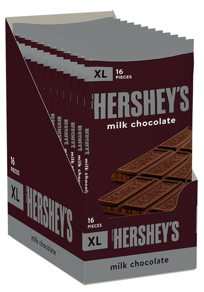 Hershey's Milk Chocolate XL Bar 12Pack for 13 via Sub & Save
