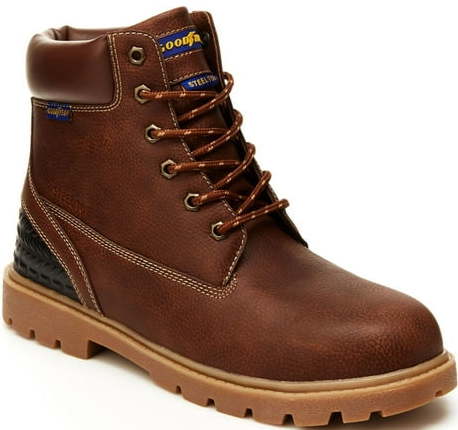 Goodyear Men's Maverick Steel Toe Work Boots for $28