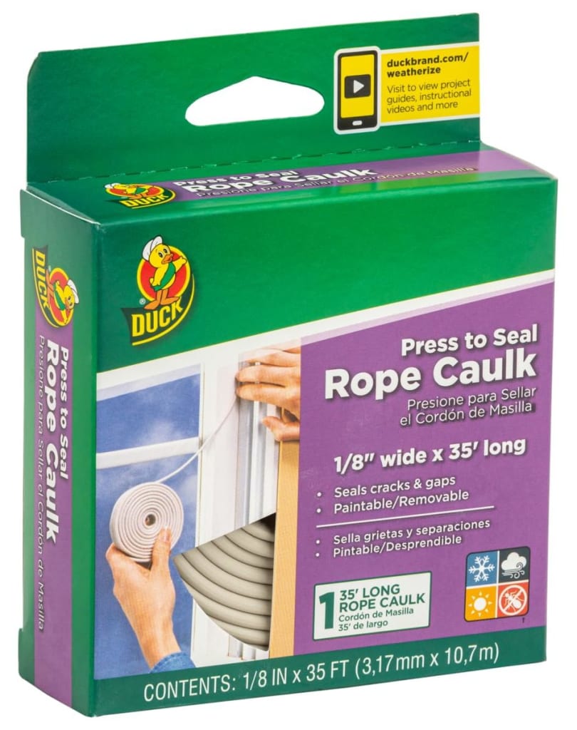 Duck 35Foot Press to Seal Rope Caulk for 3 283580