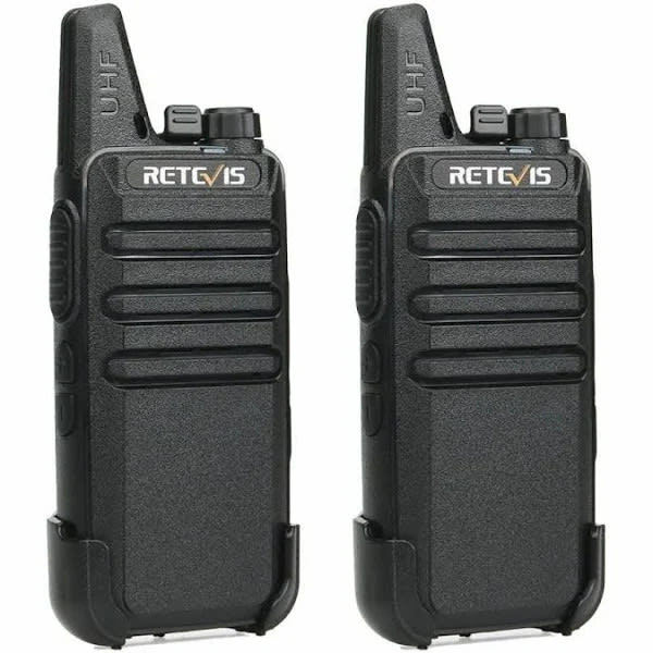 Retevis RT22 UHF 2Way Radios LongRange Walkie Talkie 2Pack for 21