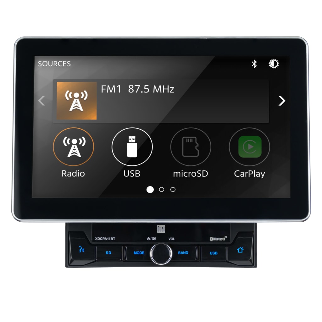 Dual Electronics 10" Double DIN InDash Car Stereo for 210 XDCPA11BT