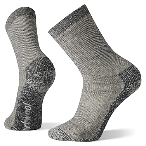 SmartWool Hike Classic Edition Extra Cushion Crew Socks, Medium Gray ...