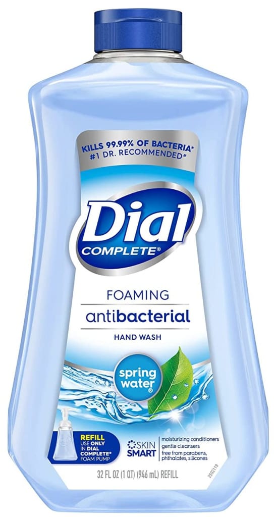 Dial Complete Foaming Antibacterial Hand Soap 32oz. Refill for 3.72