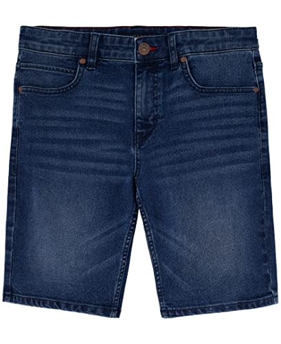 Tommy Hilfiger Boys' 5-Pocket Stretch Denim Short, Portola Mid, 4T for ...