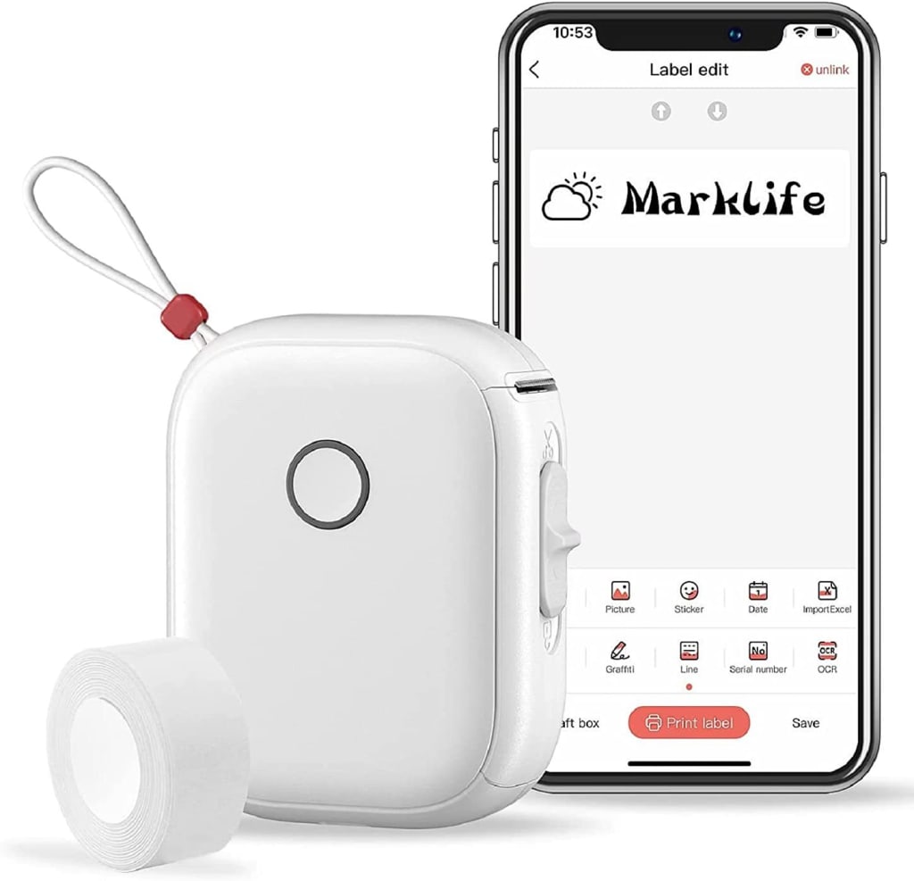 Marklife Label Maker Machine for 16 P12