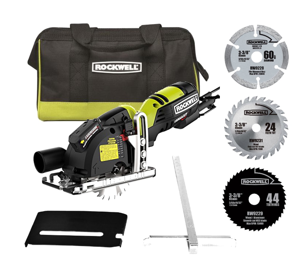 Rockwell VersaCut RK3440K 4-amp mini circular saw kit w/ laser for $69