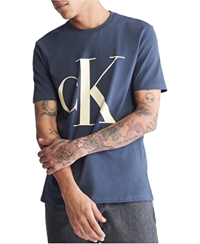 Calvin Klein Men's Monogram CK Jeans Crewneck T-Shirt, Ink for $15 ...