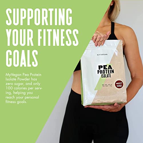 Myprotein MYVEGAN Pea Protein Isolate Powder, Chocolate Stevia, 5.5 Lb