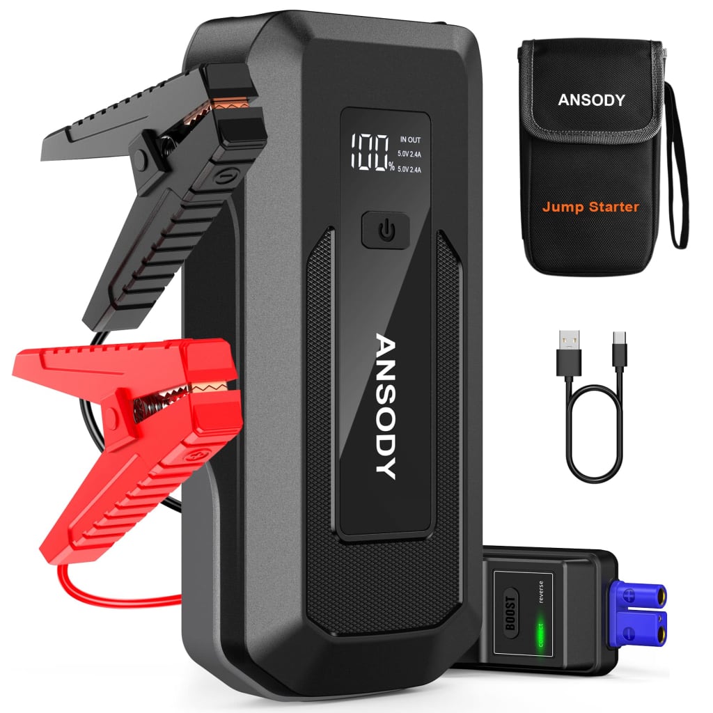 Ansody S7 3000A Car Battery Jump Starter for 40