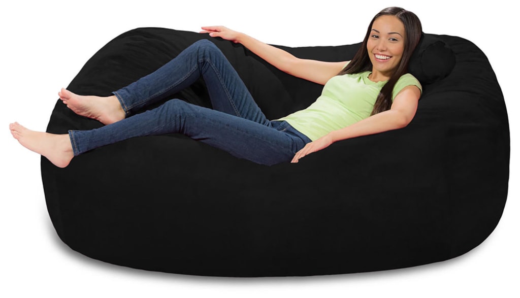 Comfy Sacks 5' Memory Foam Bean Bag Chair, Assorted Colors - Sam's Club