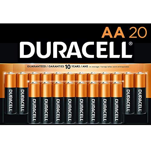 Duracell Coppertop AA Alkaline Battery 20-Pack for $17 - AA-CTx20