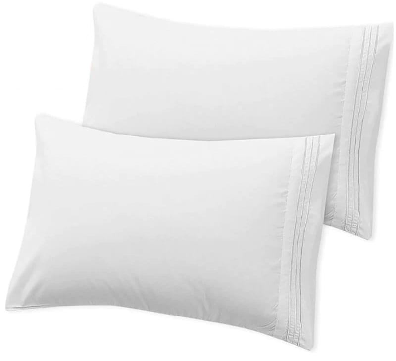 Lux Decor Collection Polyester Pillowcase 2Pack Queen for 8, King